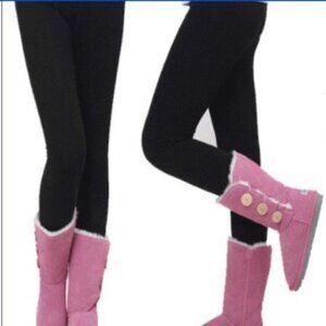 MEC Black fleece legging  Athleisure Youth Sz 12